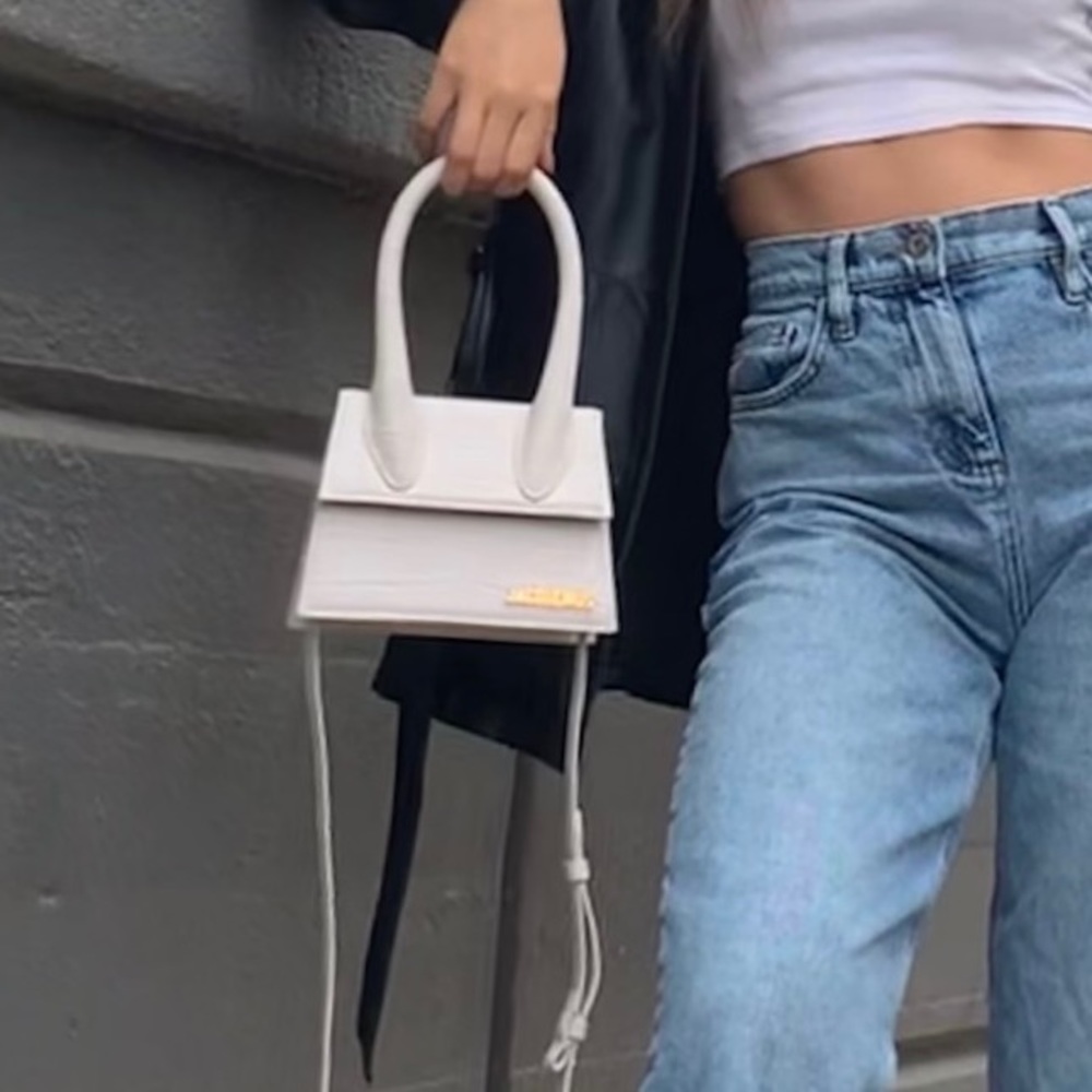 Jacquemus Chiquito Tote Bag Croc White - Picture 5 of 5